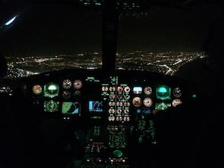 Cockpit at night 2